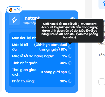 Quy định mức lỗ tối đa bám đuổi 10%